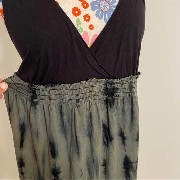 Calvin Klein Jeans Black and Gray Midi Dress - Picture 3 of 7